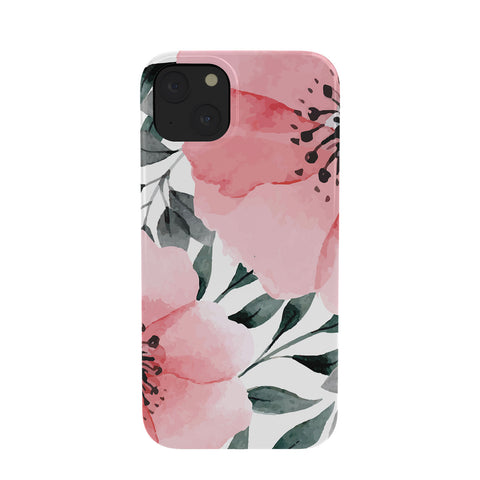 Marta Barragan Camarasa Big Watercolor Flowers Phone Case