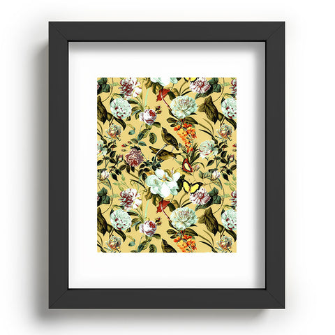 Marta Barragan Camarasa Birds in floral bouquets Recessed Framing Rectangle