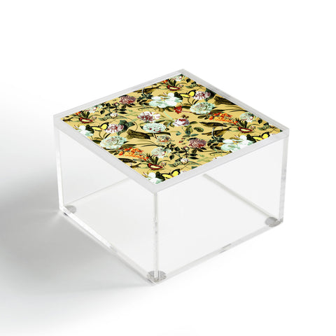Marta Barragan Camarasa Birds in floral bouquets Acrylic Box