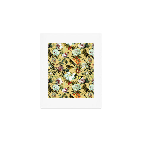 Marta Barragan Camarasa Birds in floral bouquets Art Print