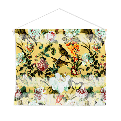 Marta Barragan Camarasa Birds in floral bouquets Wall Hanging Landscape