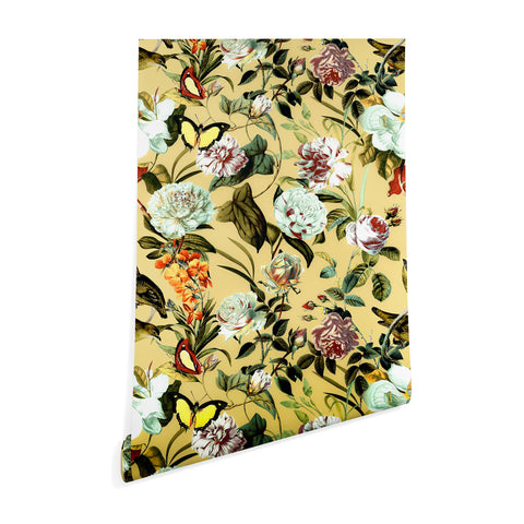 Marta Barragan Camarasa Birds in floral bouquets Wallpaper