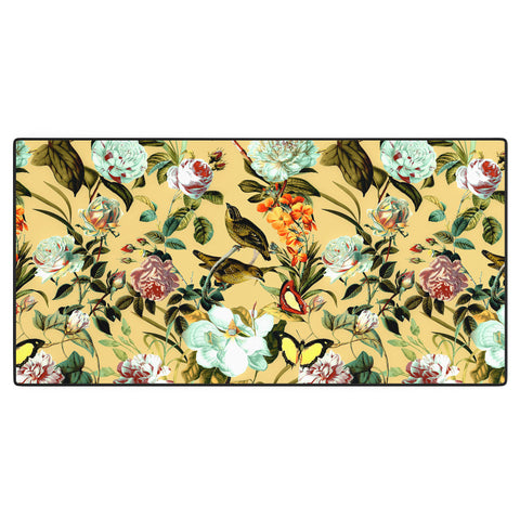 Marta Barragan Camarasa Birds in floral bouquets Desk Mat