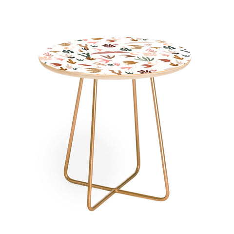 Marta Barragan Camarasa Birds in the desert Round Side Table