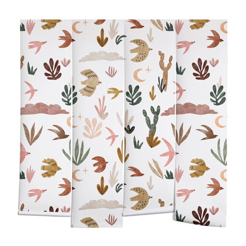 Marta Barragan Camarasa Birds in the desert Wall Mural