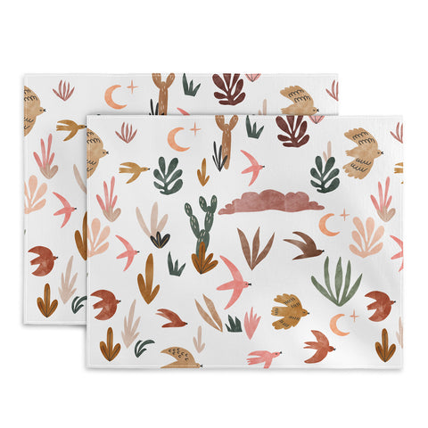 Marta Barragan Camarasa Birds in the desert Placemat