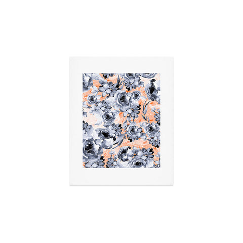 Marta Barragan Camarasa Black and white floral Art Print