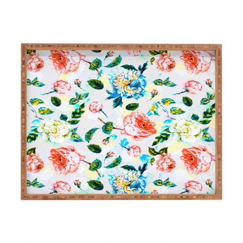 Marta Barragan Camarasa Blooming in spring Rectangular Tray