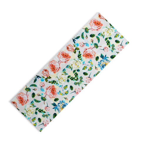 Marta Barragan Camarasa Blooming in spring Yoga Mat