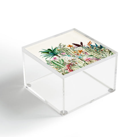 Marta Barragan Camarasa Blooming in the cactus Acrylic Box
