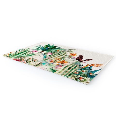 Marta Barragan Camarasa Blooming in the cactus Area Rug