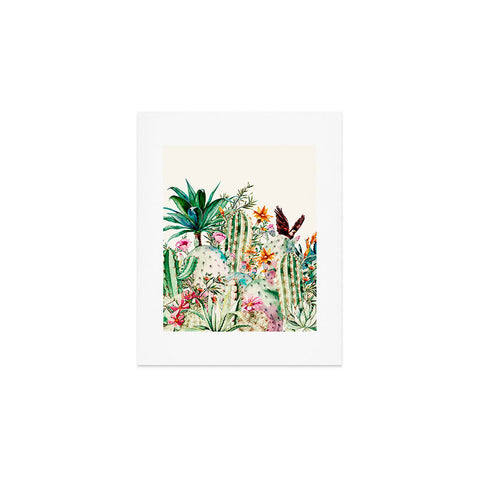 Marta Barragan Camarasa Blooming in the cactus Art Print