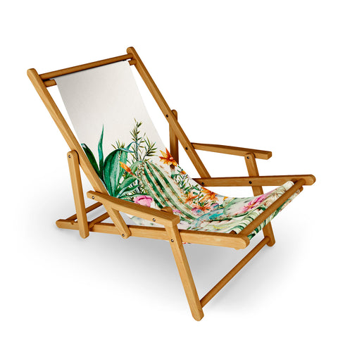 Marta Barragan Camarasa Blooming in the cactus Sling Chair