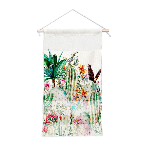 Marta Barragan Camarasa Blooming in the cactus Wall Hanging Portrait