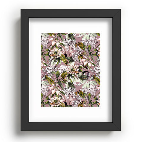 Marta Barragan Camarasa Blooming wild botanical paradise Recessed Framing Rectangle