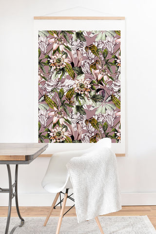 Marta Barragan Camarasa Blooming wild botanical paradise Art Print And Hanger