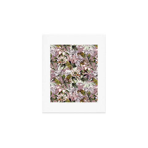 Marta Barragan Camarasa Blooming wild botanical paradise Art Print