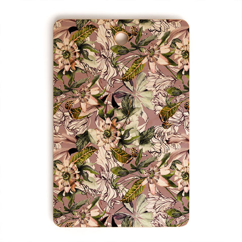 Marta Barragan Camarasa Blooming wild botanical paradise Cutting Board Rectangle