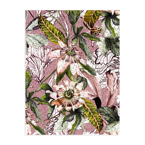 Marta Barragan Camarasa Blooming wild botanical paradise Puzzle