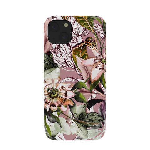Marta Barragan Camarasa Blooming wild botanical paradise Phone Case