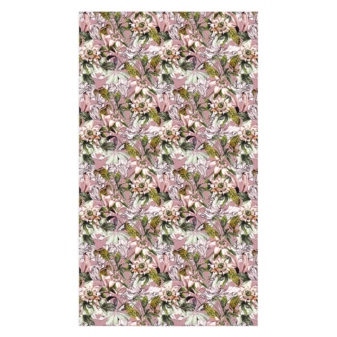 Marta Barragan Camarasa Blooming wild botanical paradise Tablecloth