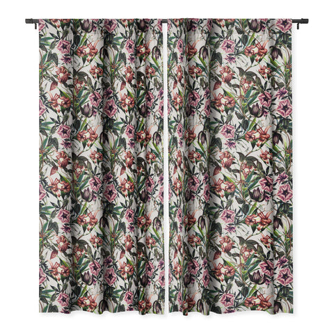 Marta Barragan Camarasa Blooms garden vintage Blackout Window Curtain