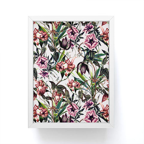 Marta Barragan Camarasa Blooms garden vintage Framed Mini Art Print
