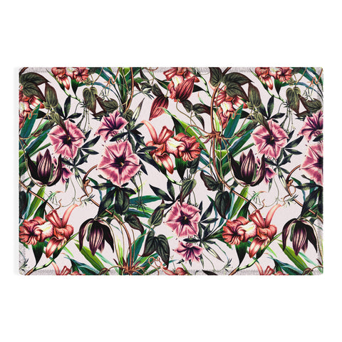 Marta Barragan Camarasa Blooms garden vintage Outdoor Rug