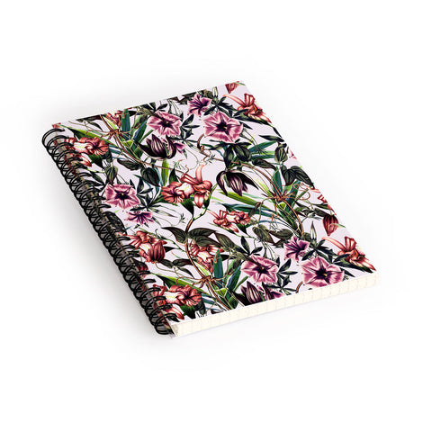Marta Barragan Camarasa Blooms garden vintage Spiral Notebook