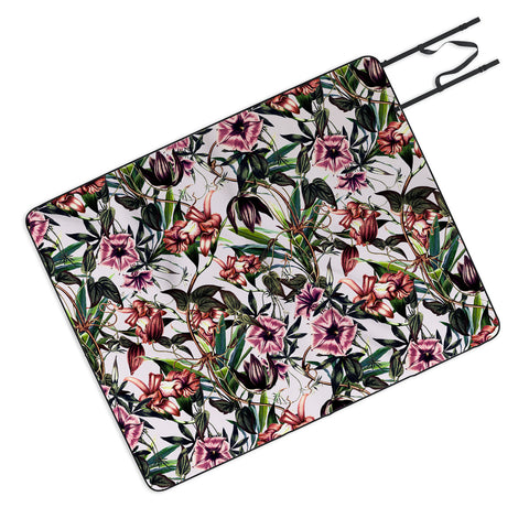 Marta Barragan Camarasa Blooms garden vintage Picnic Blanket