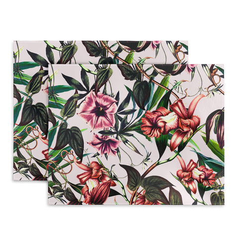 Marta Barragan Camarasa Blooms garden vintage Placemat
