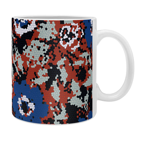 Marta Barragan Camarasa Blue flower stained glass Coffee Mug