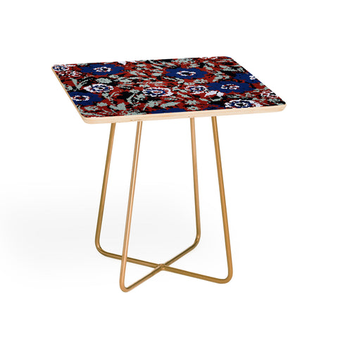Marta Barragan Camarasa Blue flower stained glass Side Table