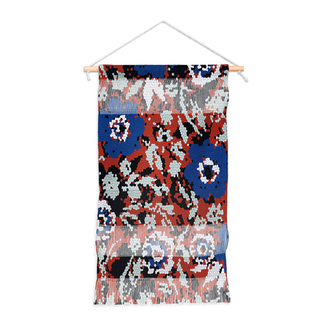 Marta Barragan Camarasa Blue flower stained glass Wall Hanging Portrait