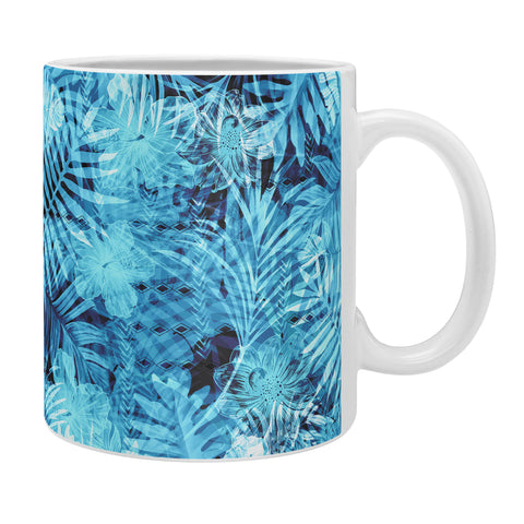 Marta Barragan Camarasa Blue tropical jungle Coffee Mug