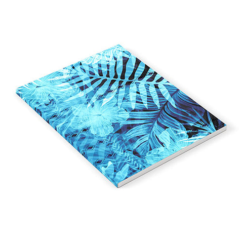 Marta Barragan Camarasa Blue tropical jungle Notebook