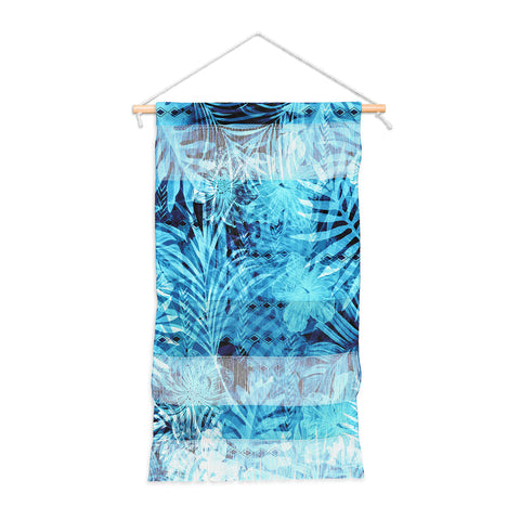 Marta Barragan Camarasa Blue tropical jungle Wall Hanging Portrait