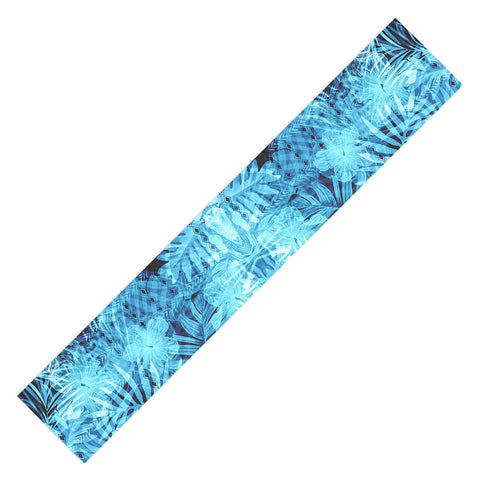 Marta Barragan Camarasa Blue tropical jungle Table Runner
