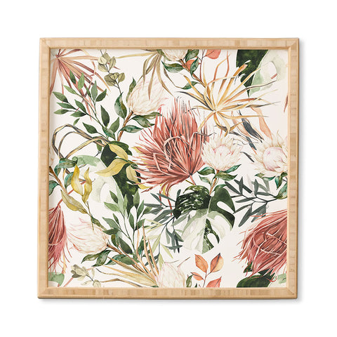 Marta Barragan Camarasa Bohem tropical bloom 003 Framed Wall Art