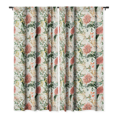 Marta Barragan Camarasa Bohem tropical bloom 003 Blackout Window Curtain