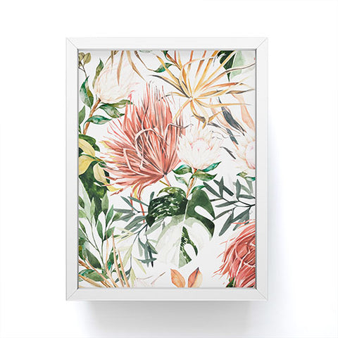 Marta Barragan Camarasa Bohem tropical bloom 003 Framed Mini Art Print