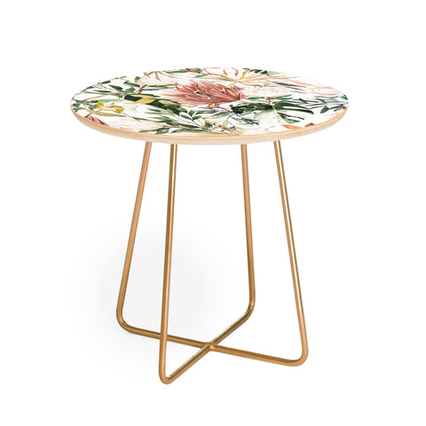Marta Barragan Camarasa Bohem tropical bloom 003 Round Side Table