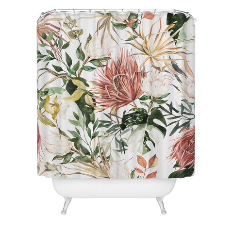 Marta Barragan Camarasa Bohem tropical bloom 003 Shower Curtain