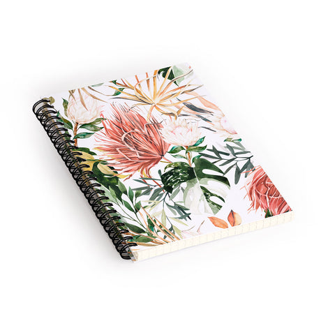 Marta Barragan Camarasa Bohem tropical bloom 003 Spiral Notebook