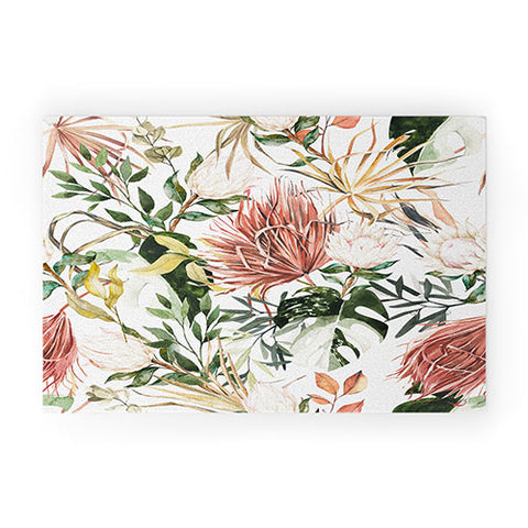 Marta Barragan Camarasa Bohem tropical bloom 003 Welcome Mat