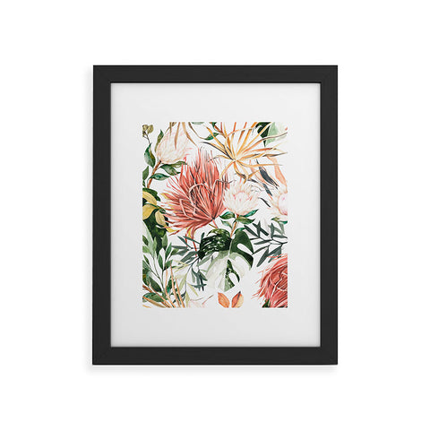 Marta Barragan Camarasa Bohem tropical bloom 003 Framed Art Print