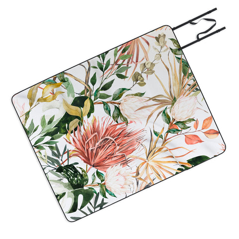 Marta Barragan Camarasa Bohem tropical bloom 003 Picnic Blanket