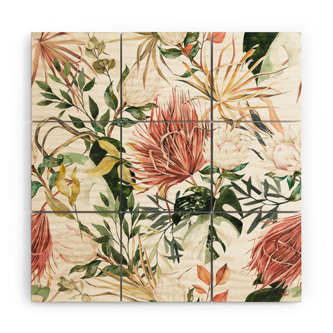 Marta Barragan Camarasa Bohem tropical bloom 003 Wood Wall Mural