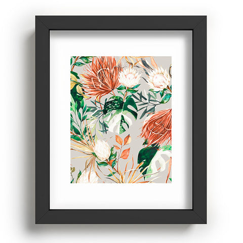 Marta Barragan Camarasa Bohem tropical bloom Recessed Framing Rectangle