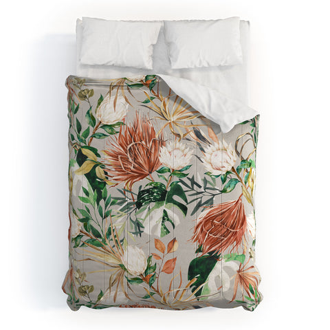 Marta Barragan Camarasa Bohem tropical bloom Comforter